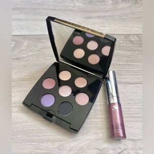 (New) Lancome Eyeshadow 7 color Pallet & Lip Gloss